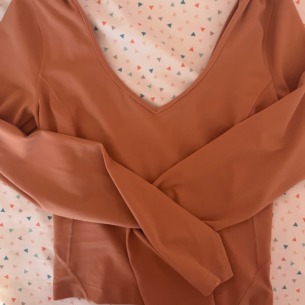 Lululemon light pink align long sleeve shirt